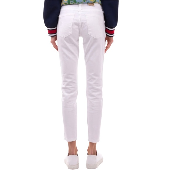 Current Elliot The Stiletto White Tattered Distressed Jeans Size 26 NWT - Picture 4 of 12